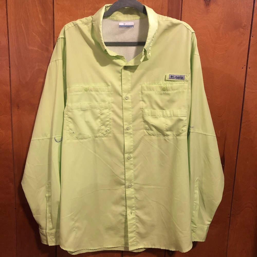 Bright yellow PFG long sleeve shirt